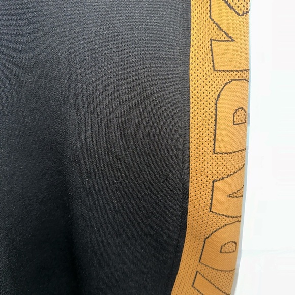 Adidas Ivy Park Plus Knit Sleeveless Fitted Dress Black w/ Lime Green Trim - Picture 2 of 4